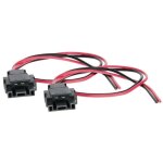 2 cables adaptateurs haut - parleur compatible avec mercedes a c e clk bmw e46