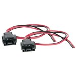 2 cables adaptateurs haut - parleur compatible avec mercedes a c e clk bmw e46
