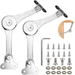 2 charni�res pour meubles, charni�re de support de couvercle 75 / 90 / 110 degr�s, pour armoires, portes, ...