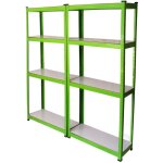 2 �tag�re resistant � l'eau 1500mm x 800mm x 300mm garage utilit� atelier