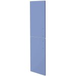 Zen - 2 faades de porte mixy - pour colonne de salle de bain - 30cm - bleu - laqu - livr en kit - ...