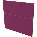 Zen - 2 fa�ades de tiroir mixy - pour meuble de salle de bain - 60cm - aubergine - laqu� - ondee
