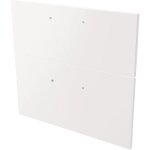 Zen - 2 faades de tiroir mixy - pour meuble de salle de bain - 60cm - blanc - laqu - ondee