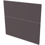 Ondee - zen - 2 fa�ades de tiroir mixy - pour meuble de salle de bain - 60cm - gris - laqu�