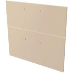 Ondee - zen - 2 fa�ades de tiroir mixy - pour meuble de salle de bain - 60cm - sable - laqu�