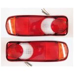 2 feux arri�res lampe pour camion, benne basculante, tracteur, remorque, ch�ssis - ampoules universelles ...