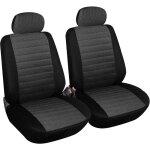2 housse de siège universelle pour voiture avant, noir gris, 7231 - 2 - woltu 2 housse de siège universelle pour voiture avant, noir gris, 7231 - 2 - woltu