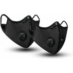 2 masques anti - poussi�re pour serviettes de sport, avec filtre � charbon actif, lavables, r�utilisables ...