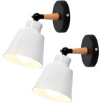 2 packs appliques murales vintages industrielles plafonniers luminaires e27 en m�tal r�glable lampe murale ...