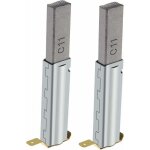 2 paires (4pcs) balais de charbon remplacement compatible avec 30 / 60 / 70 / 80 / 90l aspirateurs industriels ...