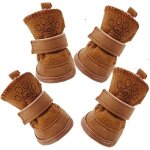 2 paires de chaussures d'hiver chaudes pour chiens, chaussettes, bottes, bottes de neige, petits, moyens ...