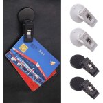 2 paires pinces � ventouse pour voiture, ventouses de fixation support ticket pare brise ventouse crochet ...