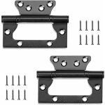 2 pcs 4in paumelles charniere porte de porte pliantes charni�res de porte en acier inoxydable pour meubles ...
