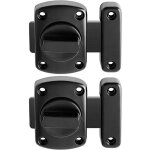 2 pcs loquet verrou de porte de salle de bain de fen�tre de cabinet pivotant verrou de s�curit� � loquet ...