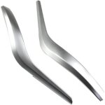 2 pcs(mat argent)gauche droite voiture int�rieur panneau de porte poign�e tirez garniture auto int�rieur ...