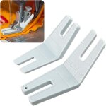 2 pcs outils de couture de pull � bosse outils de couture de bosse pied de marche et plaque de commande ...