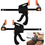 2 pcs serre joint serre - joint une main 6 pouces serre joint rapide forme en f serre joint menuisier ...