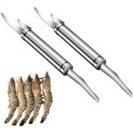 2 pcs, shrimp line knife, crevettes couteau, �plucheur de crevettes, outil d'�pluchage d'�plucheur de ...