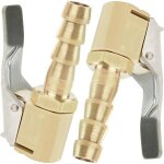 2 pices embout de gonflage, embout gonflage pneu voiture, embout gonfleur avec clip, gonflage valve clip ...