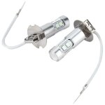 2 pi�ces 100w 1200lm 8000k voiture phares led ampoules kit antibrouillard feux diurnes ampoule pour h3 ...