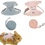2 pi�ces 120cm harnais r�glable pour lapins, furets, chats et autres petits animaux (1 - 3kg) - laoa
