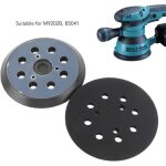 2 pi�ces 125mm tampon de ponceuse de remplacement orbitale � crochet et boucle � 8 trous plateau de pon�age ...