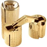 2 pi�ces 8mm charni�re invisible laiton tonneau, charni�re laiton cach� ouverture � 180� angle, charni�res ...
