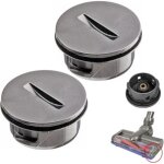 2 pi�ces accessoires de rechange embout de brosse � rouleau pour dyson v6 / dc59 / dc62 / sv03 / sv073 ...