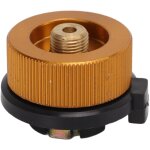 2 pi�ces adaptateur de cuisini�re de camping gaz avec fonction fermeture automatique pour r�servoir
