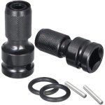 2 pi�ces adaptateurs de douille 1 / 2' carr� � 1 / 4' hexagonal hex ratchet socket, cl� � cliquet et ...