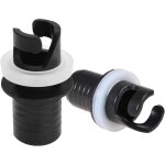 2 pi�ces adaptateur de tuyau de pompe � pied pour bateau - adaptateur de valve h - r de valves gonflables, ...