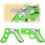 2 pi�ces affleureuse de chants, affleureuse manuelle pour le travail du bois, petit coupe - bordures, ...