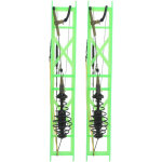 2 pi�ces app�ts de p�che � ressort, leurres en ligne avec hame�ons, outil de p�che suspendu 50g