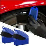 2 pi�ces applicateurs de dressage pneus �ponge, auto polissage de cire applicateurs brillance pneu �ponges ...
