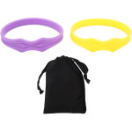 2 pi�ces attache genou en silicone pour tendinite, coussinet rotulien confortable - support pour basketball ...