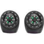 2 pi�ces boussole de poignet � glissi�re portable pour randonn�e et navigation