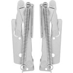 2 pi�ces charni�re � ressort pour porte placard 90 degr�s, acier au carbone charni�re � ressort relevable ...