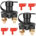 2 pi�ces coupe circuit batterie 12v / 24v interrupteur coupe batterie on / off coupe - batterie de voiture ...