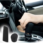 2 pi�ces couvre levier vitesse silicone, couverture frein main automatique, couverture vitesse voiture ...