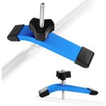 2 pi�ces ensembles serre joint rail de guidage de type t, alliage d'aluminium m8 pinces � fente en t ...