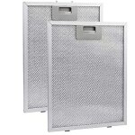 [jamais utilis�]2 pi�ces filtres de hotte cuisine filtre d'a�ration d'extracteur en m�tallique 320x260mm ...