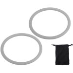 2 pi�ces genouill�re de soutien pour patella, strap �lastique pour basketball course saut, couleur gris ...