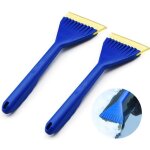 2 pi�ces grattoir � glace pour pare - brise de voiture, raclette en caoutchouc souple avec manche de ...