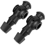 2 pi�ces joueurs de baby - foot, poup�es de remplacement pour baby - foot football en salle, noir