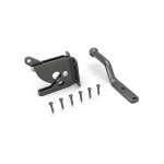 2 pi�ces loquet de porte � verrouillage automatique serrure de porte de cl�ture � levier de gravit� automatiqu ...