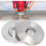 2 pi�ces machine de d�coupe plaque de pression carbure c�ment� bloc de roulement scie � onglets bagues ...