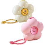 2 pi�ces pilulier semainier en forme de fleur, mignon boite a medicament avec s�parateur, fleur organisateur ...