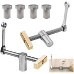 2 pi�ces pinces de bureau pour travail du bois argent�, 20 mm �tabli auxiliaire pour table de travail ...