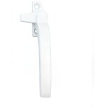 2 pi�ces de poign�e de fen�tre en alliage d'aluminium, poign�e de fen�tre en acier plastique, poign�e ...