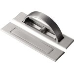 2 pi�ces poign�e de porte encastr�e tatami poign�e cach�es pour tiroir armoire de plancher avec vis argent ...